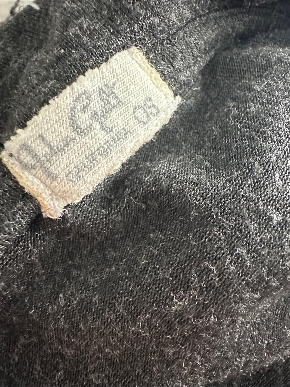 Brandy Melville Hooded Pullover Sweater Charcoal - Picture 3 of 3